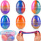 Howzcci 6 Pack Slime Eggs Toys Easter Eggs Toys for Kids Boys Girls