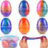 Howzcci 6 Pack Slime Eggs Toys Easter Eggs Toys for Kids Boys Girls