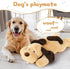 MorisMos Puppy Dog Stuffed Animal, 31 Inch Brown Plush Dog Pillow, Big Dog Plush Toy for Girls Kids