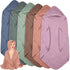 Peryiter 6 Pcs Muslin Hooded Baby Towels 32 x 32 Inch Cotton