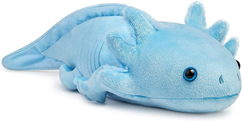 ZHONGXIN MADE 30 Inches Large Axolotl Plush - Super Large Weighted Blue Axolotl Stuffed Animal, Long, Realistic Cute