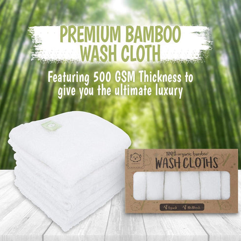 Set Baby Hair Brush & Bamboo Viscose Baby Washcloth for Newborn - Baby Bath Grooming Essential - Suitable for Delicate