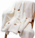 SEVDO Ultra Soft Embroidery Cozy 3140, Baby Receiving Blankets for Unisex Girls Boys,