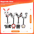 0-6 4 Car Seat Toys for Babies, Months Stroller Activity Black White Baby Spiral Plush Toys Newborn High Contrast