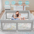 50 50 inch Hiaksedt Baby Playpen with Mat Small Playpen for Babies and Toddlers x Baby Fence Playards