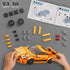 Speed Racing Cars Building Sets for Kids, Mini Sports MOC Cars Building Blocks Toy Set, 338 Pcs DIY Kit