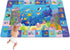 Kids Play Rug, Animals Print Baby Mat for Floor, Non-Toxic Soft Crawling Mat, Nursery Rugs (Blue, 47.2X31.5 INCH)