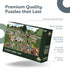 Theo's Puzzles 1000 Piece Puzzle for Adults, Dog Park Puzzles - Smooth Edged, High Resolution, Matte Finished Jigsaw