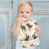 MCHIVER Baby Bibs for Baby Boy Girl, Waterproof Feeding Apron Cotton Food Eating Bib, 2 Packs