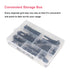 cSeao 100pcs M6 20/30/40/50/60/70/80mm Baby Bed Crib Screws Black Hex Socket Cap Barrel Screws to Build Crib Furniture