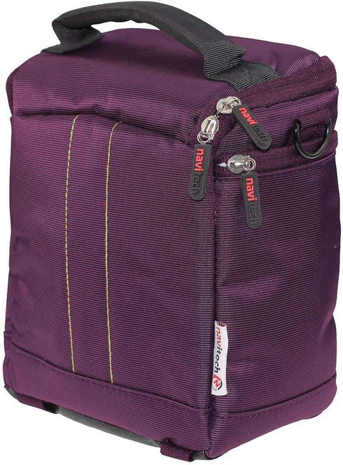 Navitech Summer Purple Baby Monitor and Camera Carry Case Bag Compatible With Infant Baby Wave Deluxe with Shoulder