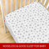 52" 28" 8", Crib Mattress Protector Waterproof, Quilted Crib Mattress Pad Cover x Extra Soft Breathable Toddler Bed