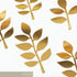 Paper Leaves Set Decor, Golden Decorations for Family Tree Photo Wall Crafts, 16pcs Glitter Butterfly Baby Shower