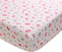 Generic -3 Pack- 28x52 Inches, Floral Butterfly Crib Fitted Sheet for Girls Pink,Floral Baby Sheets for Standard Crib