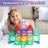 Kids Magnetic Tiles Toys for 3 Year Old Girls and Boys, STEM Learning Toy for Toddlers Ages 3-8 Birthday Gifts