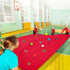 Kathfly Red Hole Tarp Team Building Game 98 x 70 Inch, Fun Learning Game with 8 Pcs Team Building Balls.