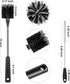 SweeBe 3 Pack Set, Bottle Brush Long Handle Baby Bottle Brush Cleaner with Straw Brush and Lid Brush, Water Bottle