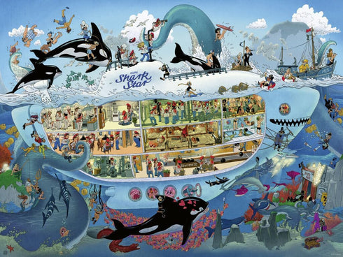 Heye HY29925 Triangular Puzzles - 1500 Piece Submarine Fun