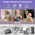 0-6 6-12 0-24Months Baby Teething Rings Toys for Months Baby Rattle Teether Sensory Toys for Babies Silicone Teether