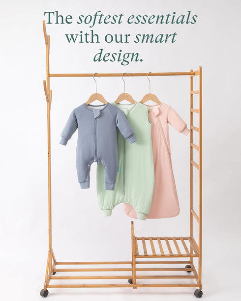 1.0 Cozy PurComfy Supersoft Active Toddler Sleepsuit TOG Long Sleeve Wearable Blanket with Legs All-Season Sleeper