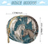 YETTASBIN Horse Portable Pacifier Holder Case with Metal Hook Buckle & Zipper for Diaper Bag and Stroller, Versatile