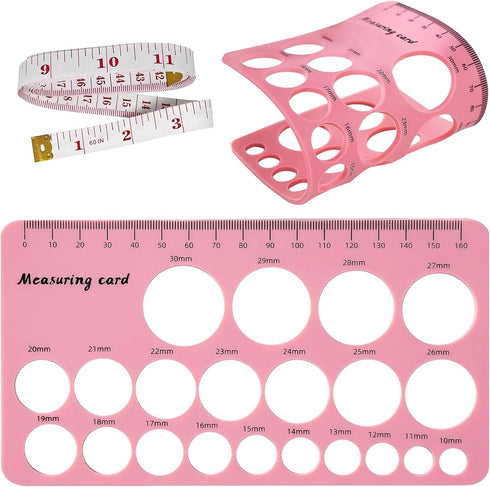 Nipple Rulers, Flange Inserts Sizing Measurement Tool for Breast Pump, Soft Silicone