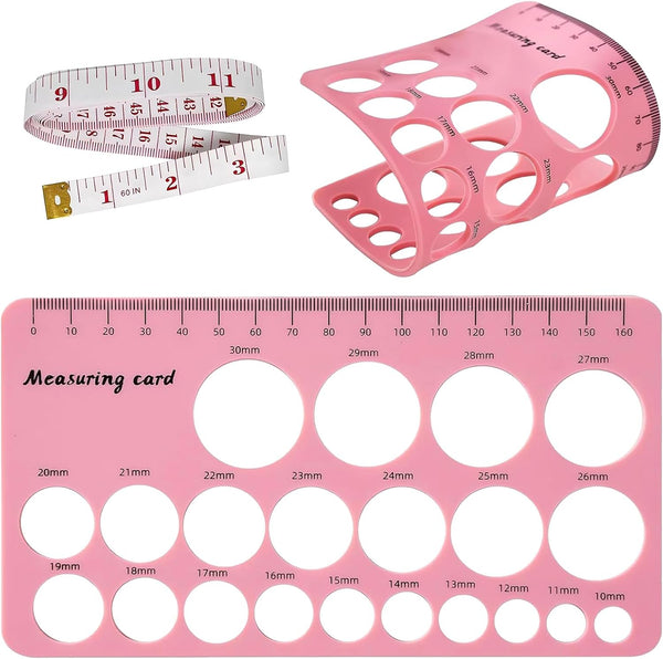 Nipple Rulers, Flange Inserts Sizing Measurement Tool for Breast Pump, Soft Silicone