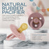 (Set 2) Set 2 0 6 Itzy Ritzy Natural Rubber Newborn Pacifiers of Baby Pacifiers with Cherry-Shaped Nipple & Large Air