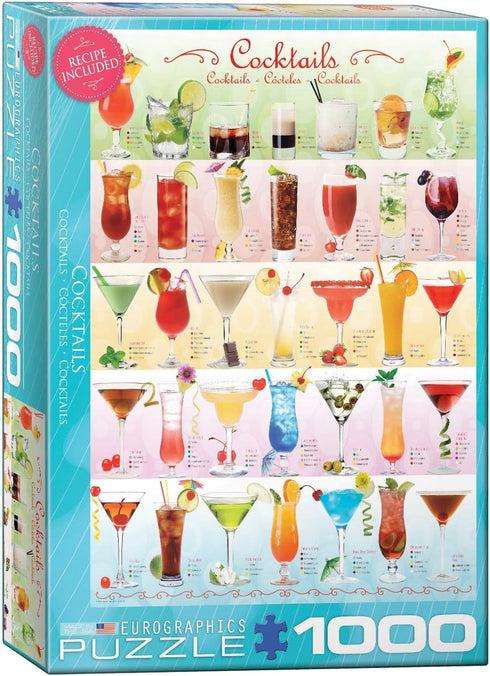 Cocktails Puzzle (1000-Piece) by EuroGraphics