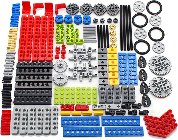 182PCS Gear and Axle Set for Technic Parts, Compatible with Major Brand Technic Parts, DIY Gears Assortment Pack
