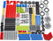 182PCS Gear and Axle Set for Technic Parts, Compatible with Major Brand Technic Parts, DIY Gears Assortment Pack