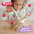 Nene Toys BALLFALL 4-in-1 Montessori Game with Colorful Sticks, Dice & Cards for Kids 3+ Years - Educational Wooden