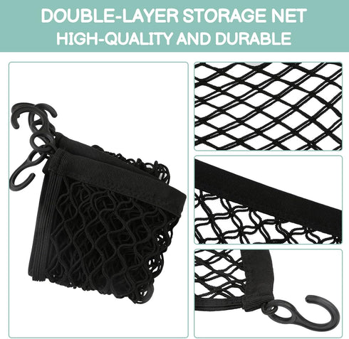 Stroller Wagon Cargo Net, Baby Stroller Organizer Mesh for Extra Storage Space, Compatible with WONDERFOLD Models