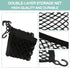 Stroller Wagon Cargo Net, Baby Stroller Organizer Mesh for Extra Storage Space, Compatible with WONDERFOLD Models