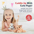 PREXTEX Stuffed Puppies, Set of 4 Cute Dog Toy Stuffed Animals for Kids, 6 Inch Small Plushies