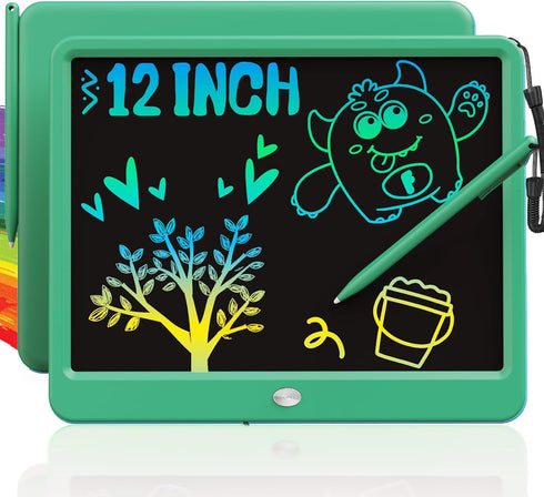 TEKFUN LCD Writing Tablet for Kids Boys Toys, 12 Inch Erasable Doodle