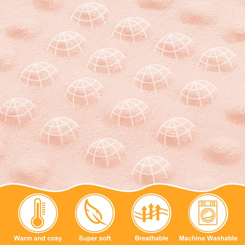 Nialnant Floral Baby Girl Blanket, Soft Plush Baby Blankets for Girls, Receiving Blankets Neutral Toddler Blanket, Girl