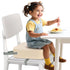 OPZAVYA Toddler Booster Seat for Dining Table and Kitchen Chair Adjustable Safety Straps,