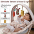 0-6 20lbs Baby Bouncer Baby Bouncer seat, Infants Bouncy Seat with Music & Sensory Toys, Compact & Machine Washable