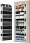 1 Pack Over The Door Storage Organizer with 5 Pockets, 10 Mesh Pockets, 44 lbs Capacity for Bedroom, Bathroom, Nursery