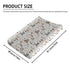 KuphiL10C Girls-16x32 Watercolor Bear Deer Hedgehog Raccoon Leaves Mushroom Pattern Baby Changing Pad Cover, Unisex