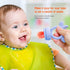 Solids/Frozen 4M+, 2-Pack Baby Fruit Feeder Pacifier, Infant Teether Toy BPA-Free Silicone Pouch & Nipple, Safely