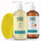 Happy Cappy Medicated and Daily Shampoo and Beanie Brush Bundle - Baby