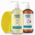 Happy Cappy Medicated and Daily Shampoo and Beanie Brush Bundle - Baby