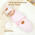 0-3 Set Organic Cotton Baby Swaddle Sleep Sack Months - w/Swaddle Blanket, Hat & Headband, Soft Breathable
