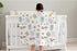 SqtmuHLuo Farm Animals Baby Blanket for Boys Girls Neutral Farm Pig Sheep Cow Chicken Duck Newborn Nursery Swaddle