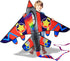 58" Fighter Plane Kite for Kids & Adults, Easy to Fly, with Reel and 200ft String by HONBO