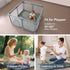 Floor,50"x50" Mat,1.3'' Baby Play Mat for Vegan Leather Playpen Thick Memory Foam Padded Play Mat,Cushioned