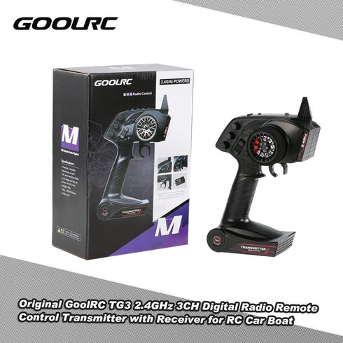 GoolRC 2.4G 3CH Remote Control Transmitter & Receiver