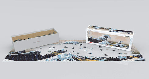 EuroGraphics Great Wave of Kanagawa - 1000 Piece Puzzle, Expanding Upon The Works by Katsushika Hokusai